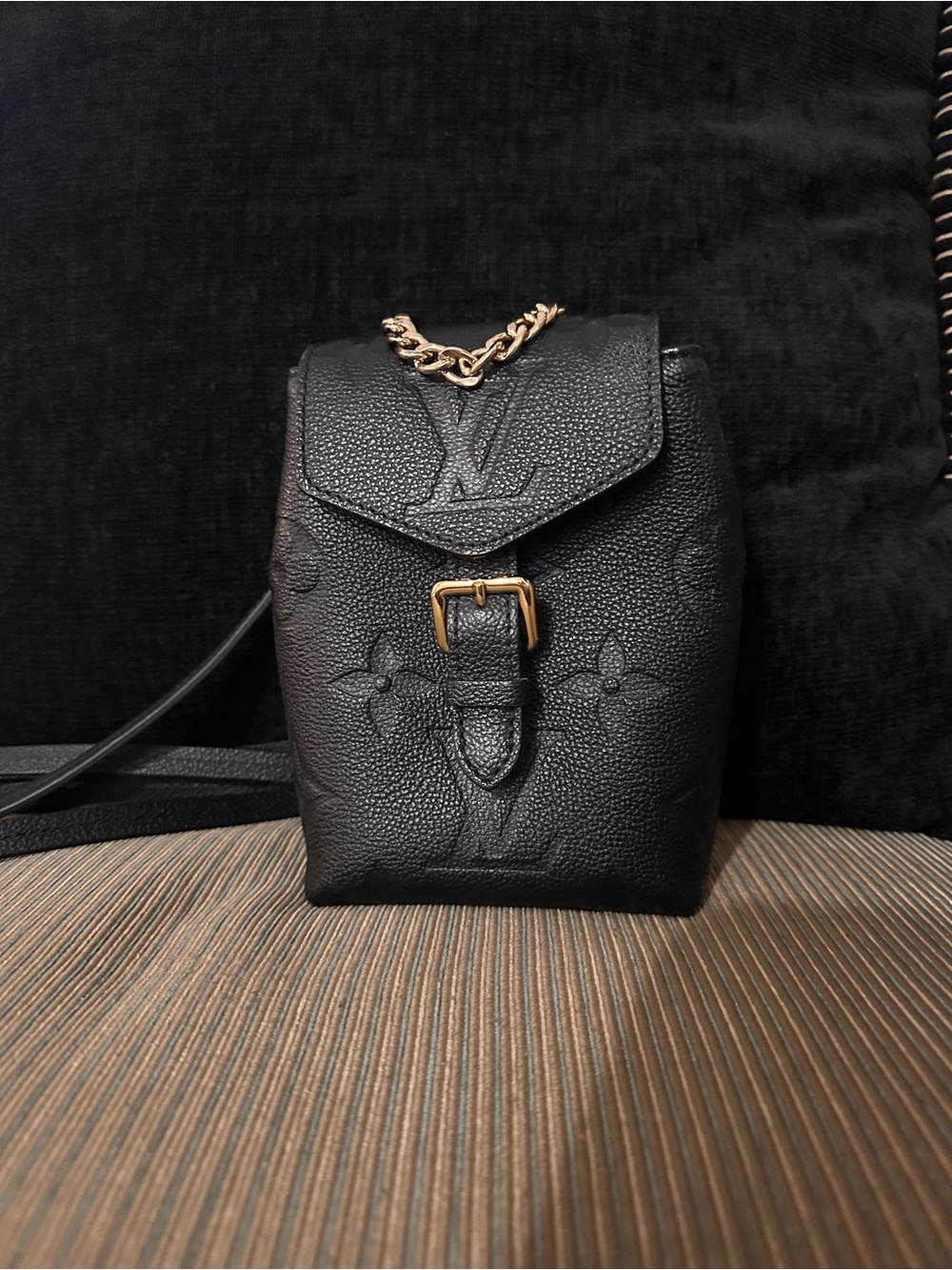 Louis Vuitton Black Monogram Tiny Backpack